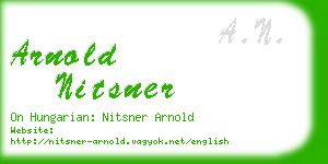 arnold nitsner business card